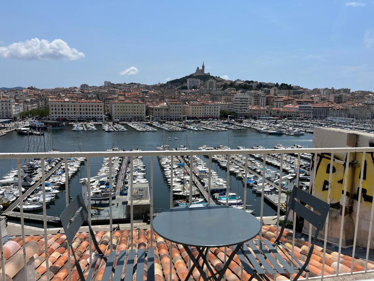 Beau Duplex Sur Le Vieux Port Lägenhet Marseille Exteriör bild